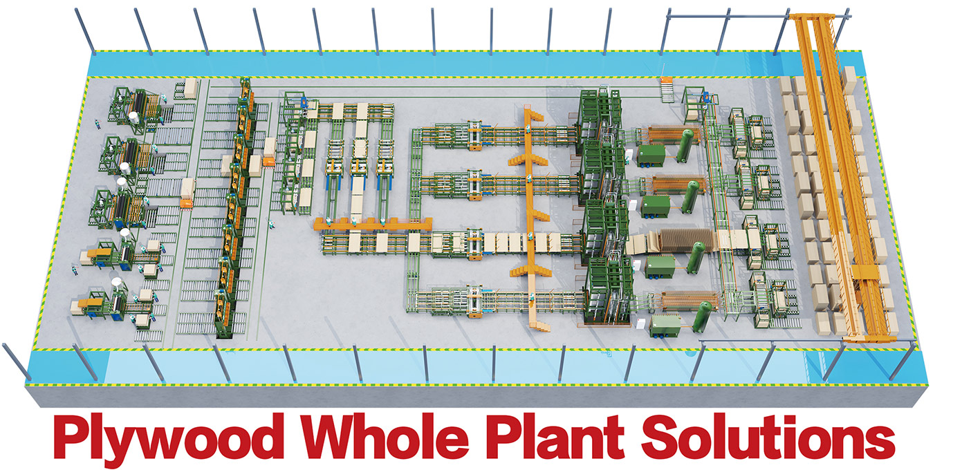 soluciones de plantas enteras de madera contrachapada