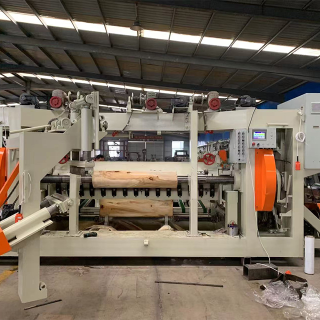Máquina de pelado de chapa de cara de husillo para máquina de fabricación de madera contrachapada