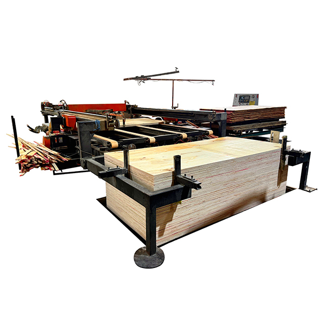 Máquina de corte de corte de borde de madera contrachapada automática